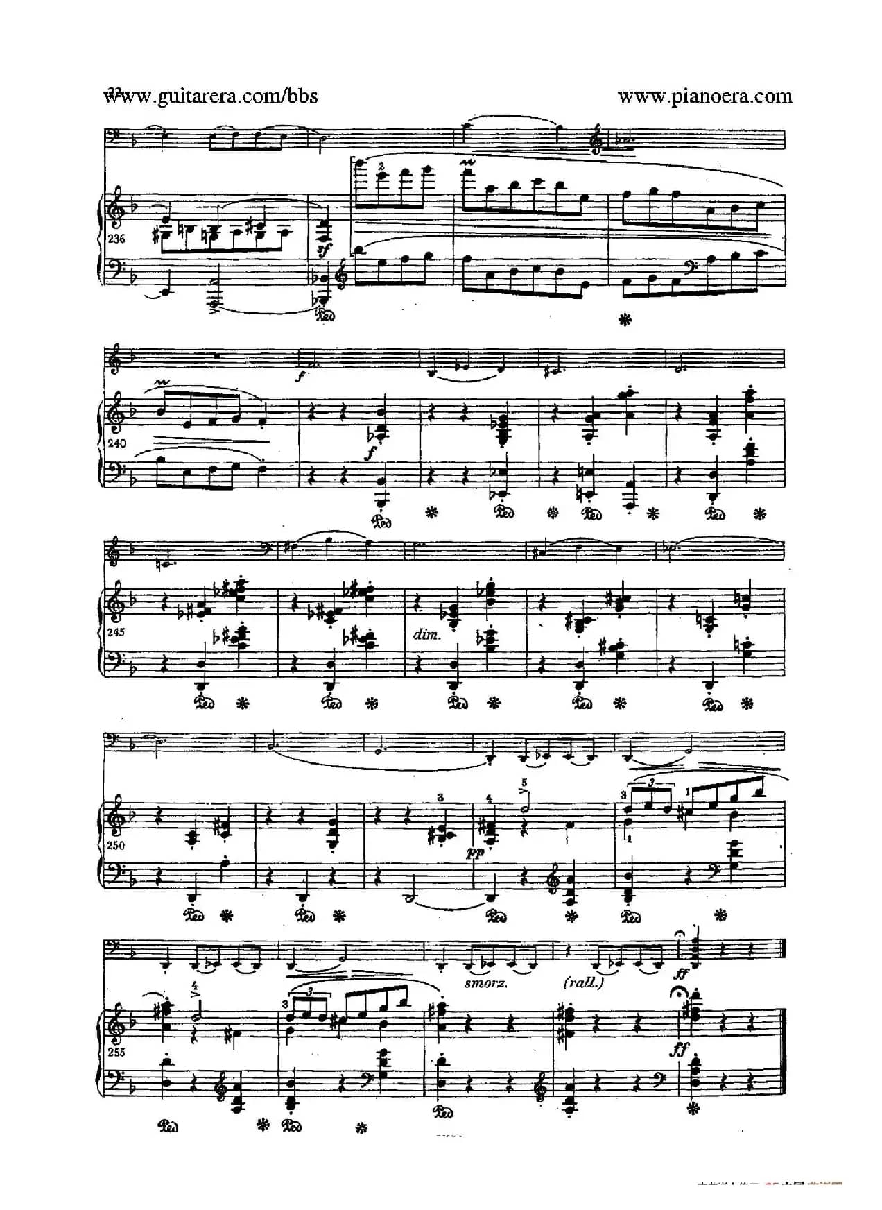 Sonata for Cello and Piano in g Minor Op.65（g小调大提琴奏鸣曲·大提琴+钢琴）