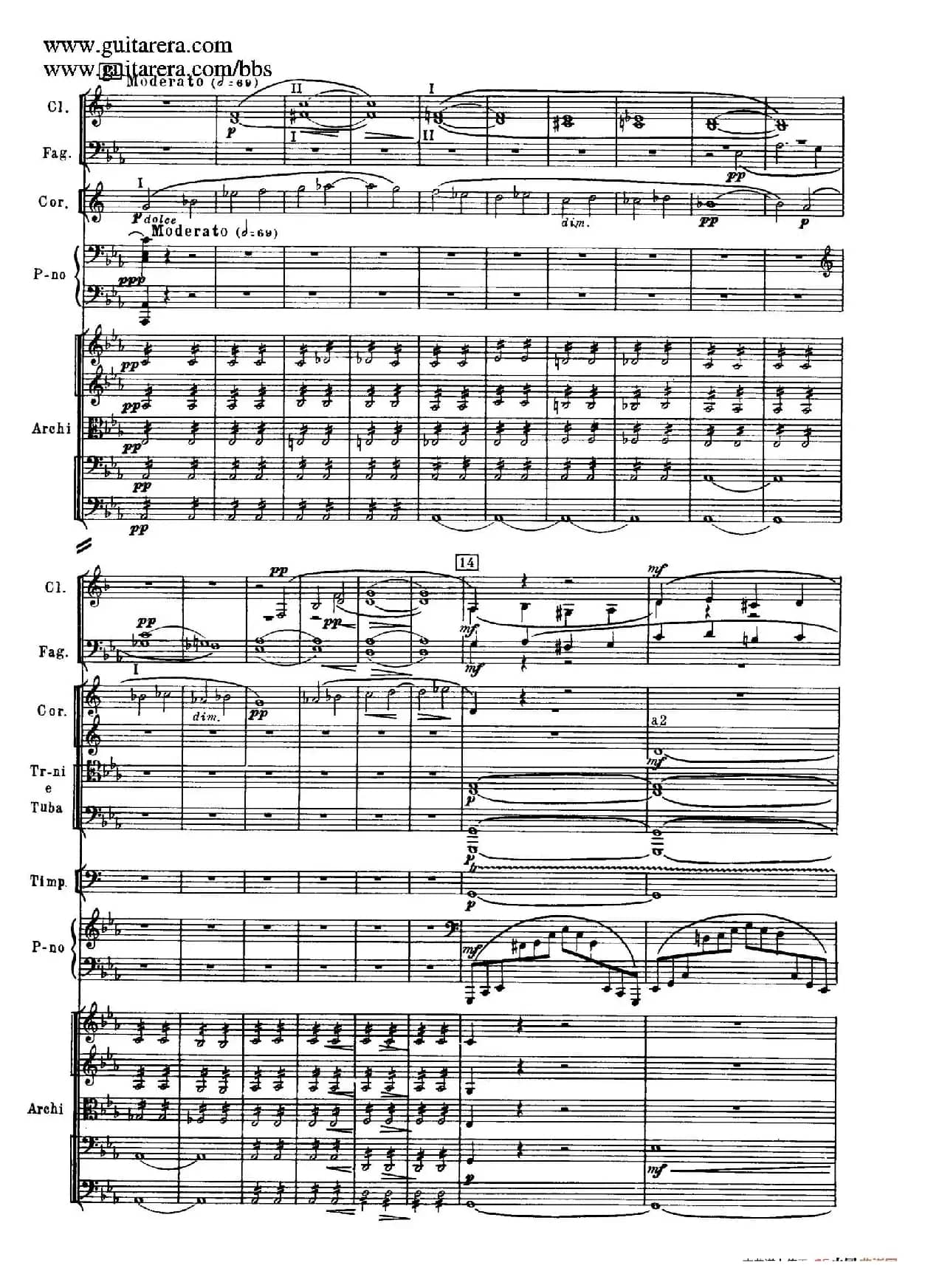 c小调第二钢琴协奏曲 Op.18（总谱·P37——45）