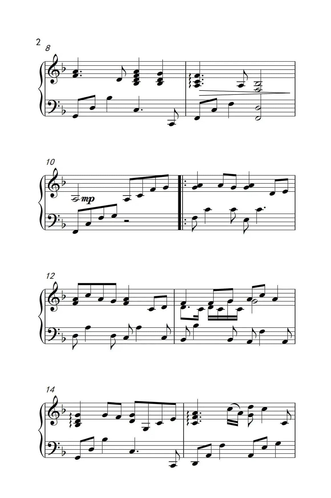 菊花台（《弹吧音教》制谱版）