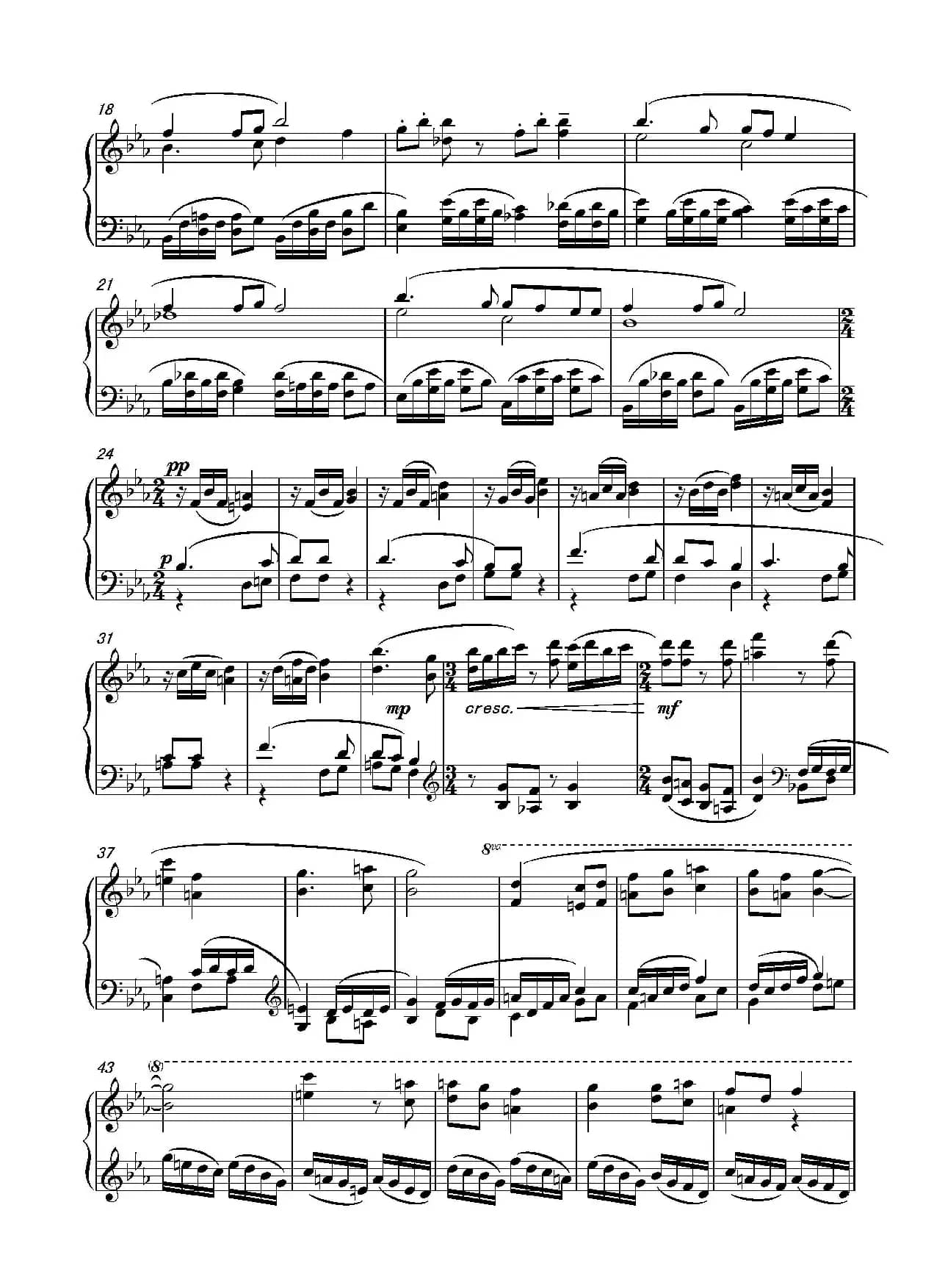 第14钢琴奏鸣曲 Piano Sonata NO.14‘Sonatine’(小奏鸣曲)