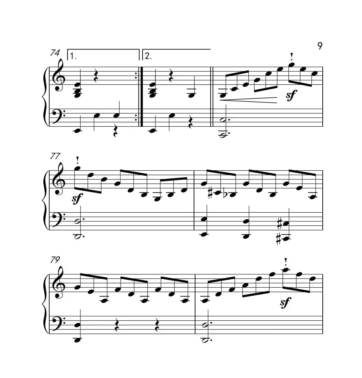 奏鸣曲 Opus 2 Nr.3 第三乐章（贝多芬奏鸣曲集 1）