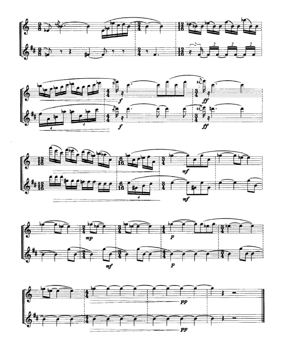 流（长笛+单簧管）