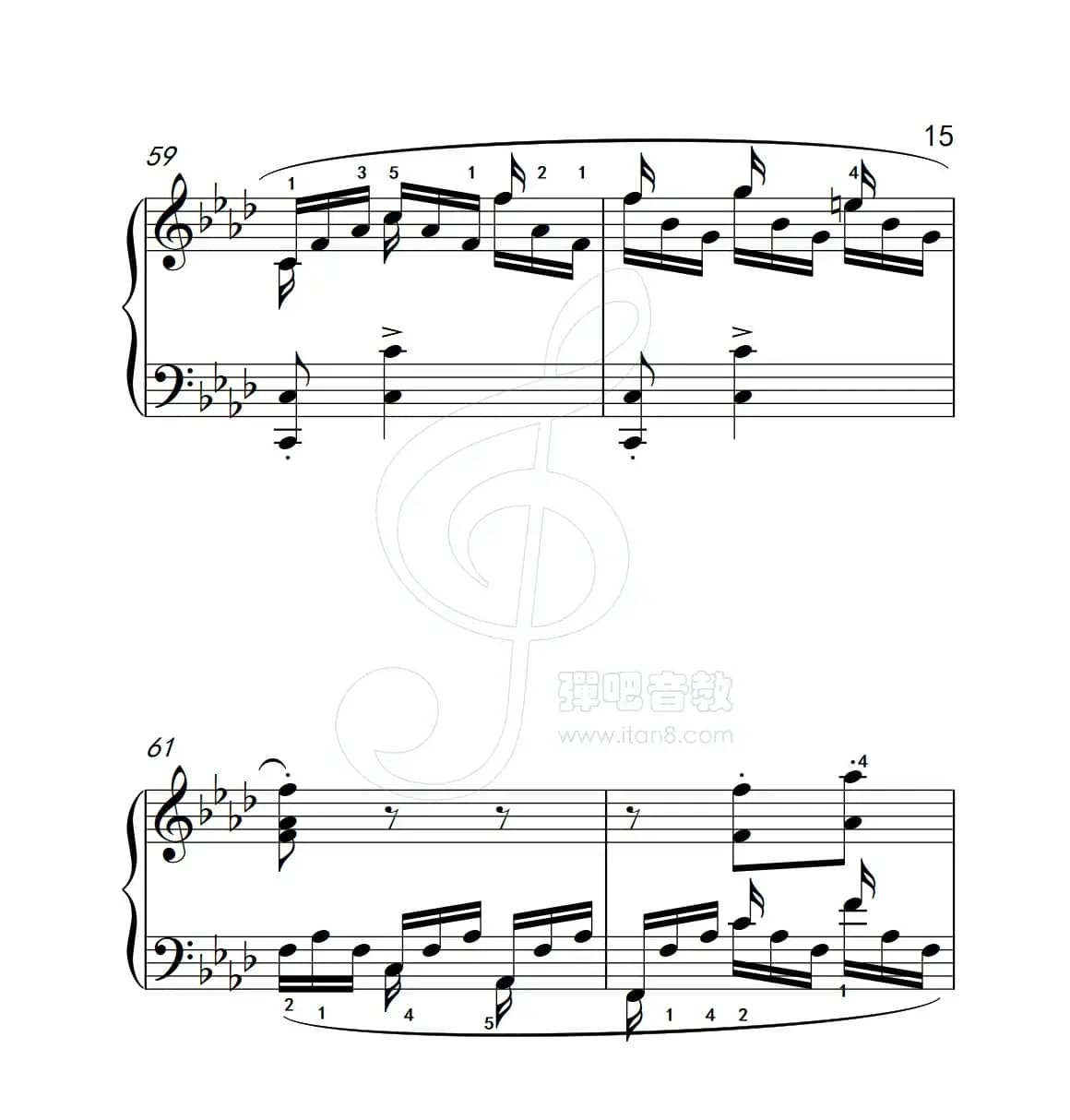 练习曲 57（克拉莫钢琴练习曲60首）