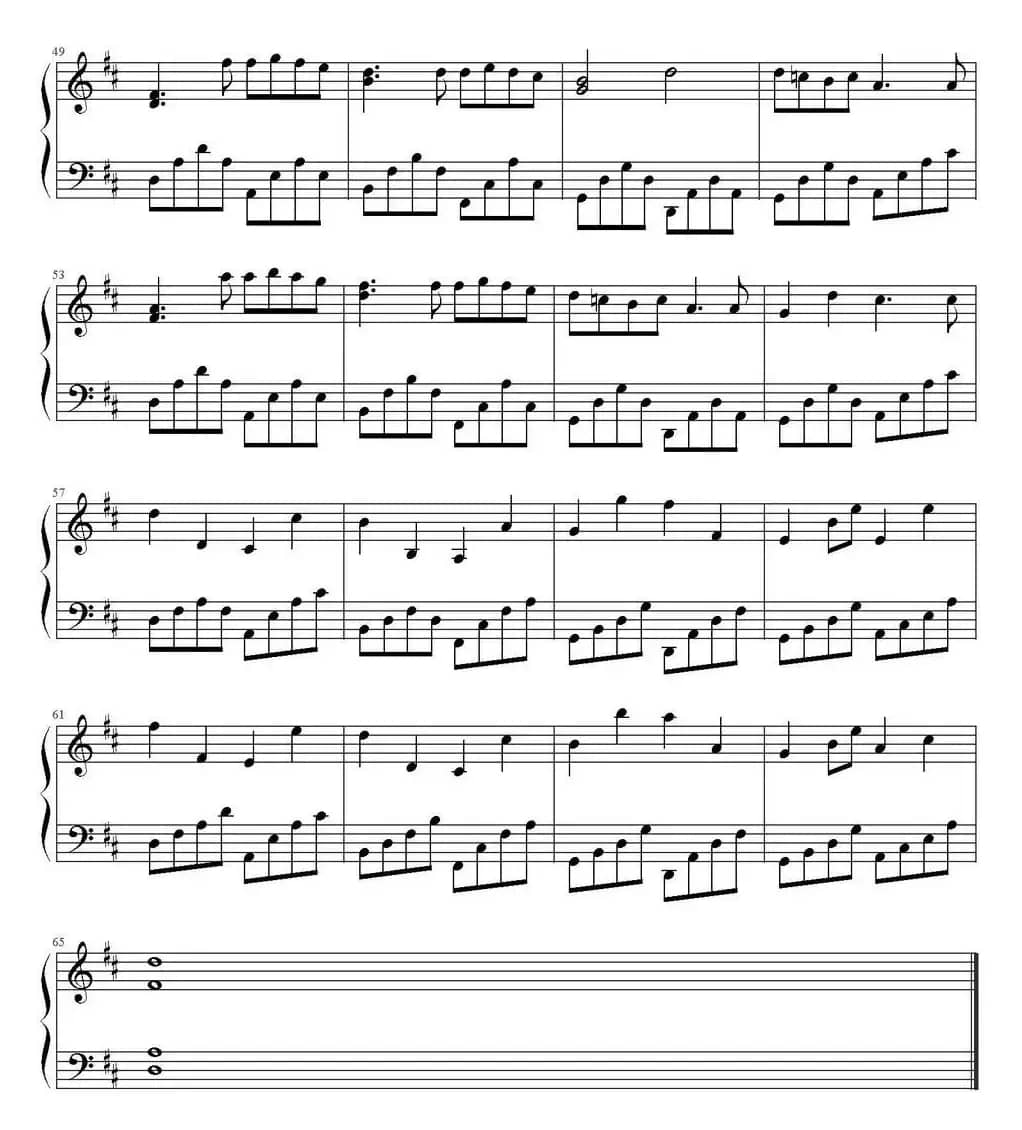 卡农（Johann Pachelbel作曲版）