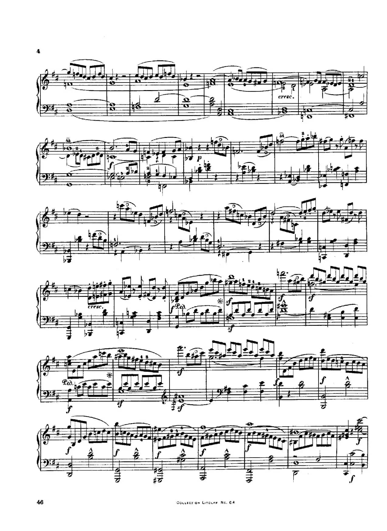String Quartet No.3 in D Major Op.18-3（D大调第三弦乐四重奏·钢琴独奏版）