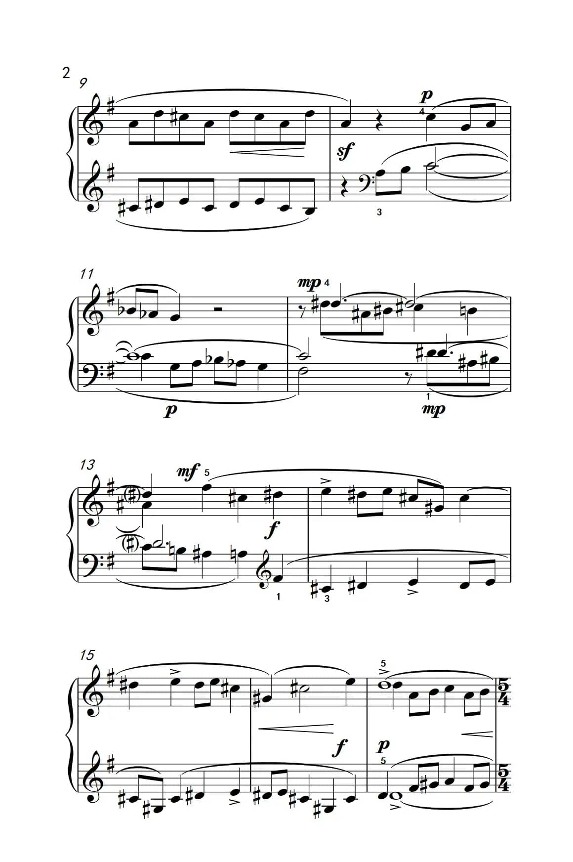 布列舞曲（巴托克 小宇宙 钢琴教程 4）