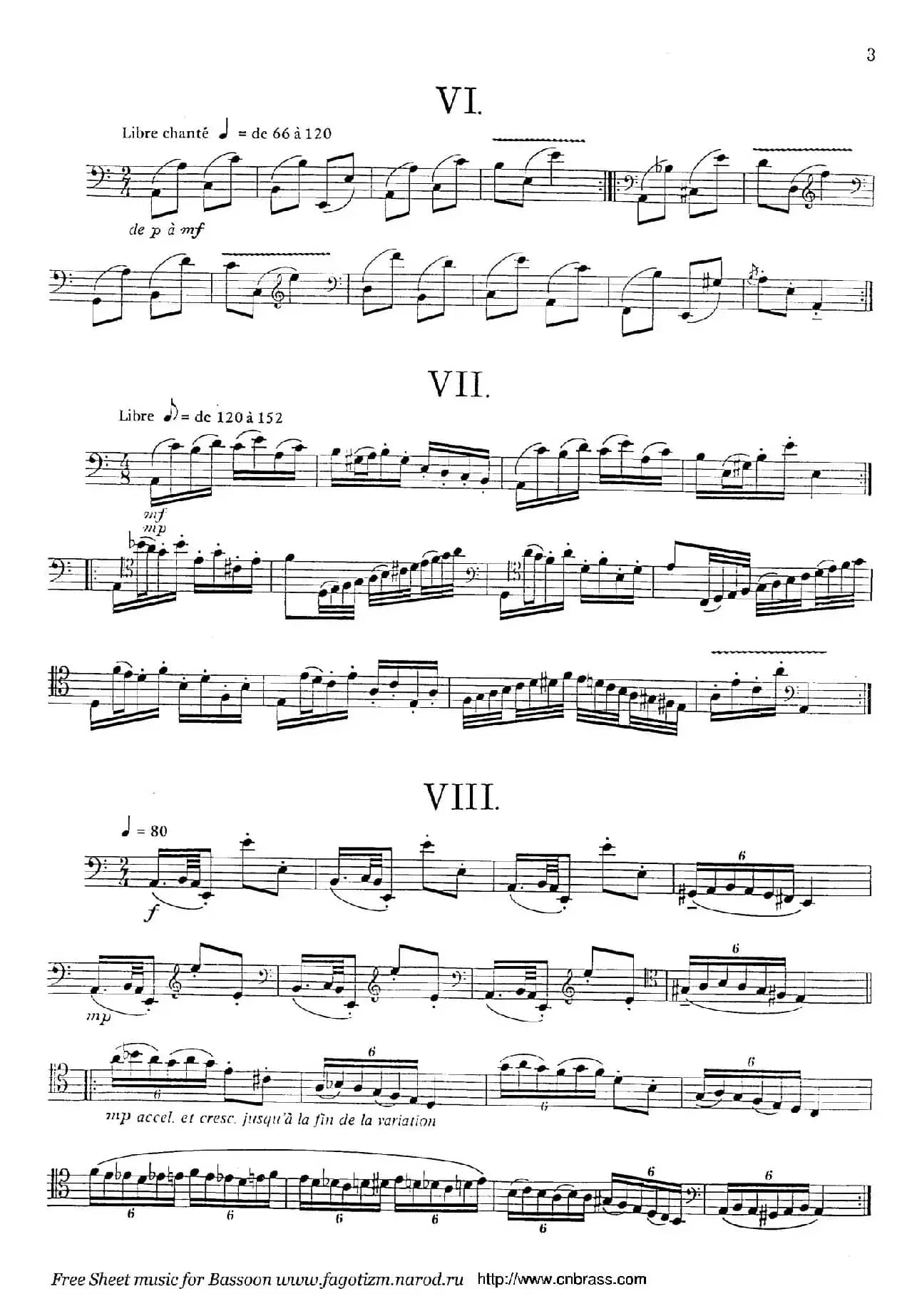 帕格尼尼主题随想(巴松独奏)