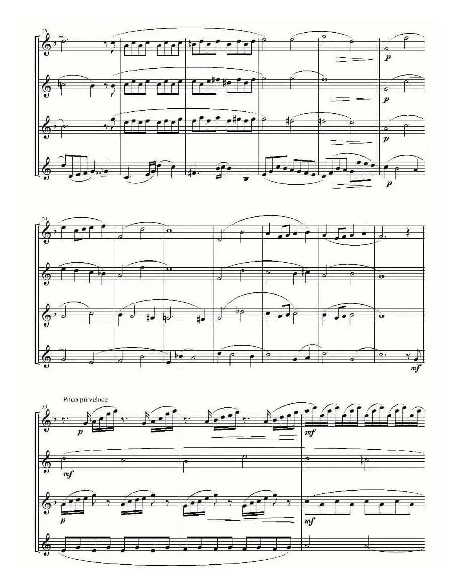 Over The Rainbow（四重奏）