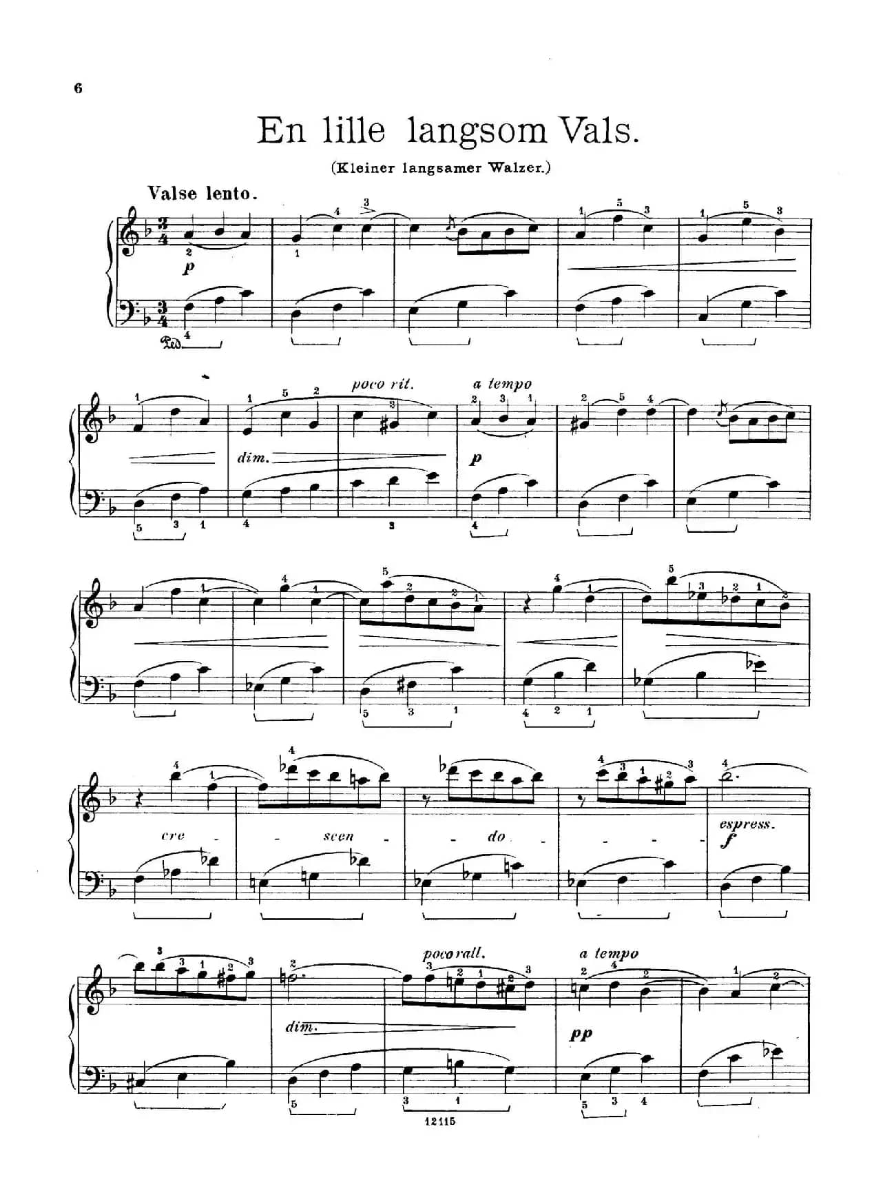 Six Humorous Bagatelles Op.11（6首幽默小品·3）