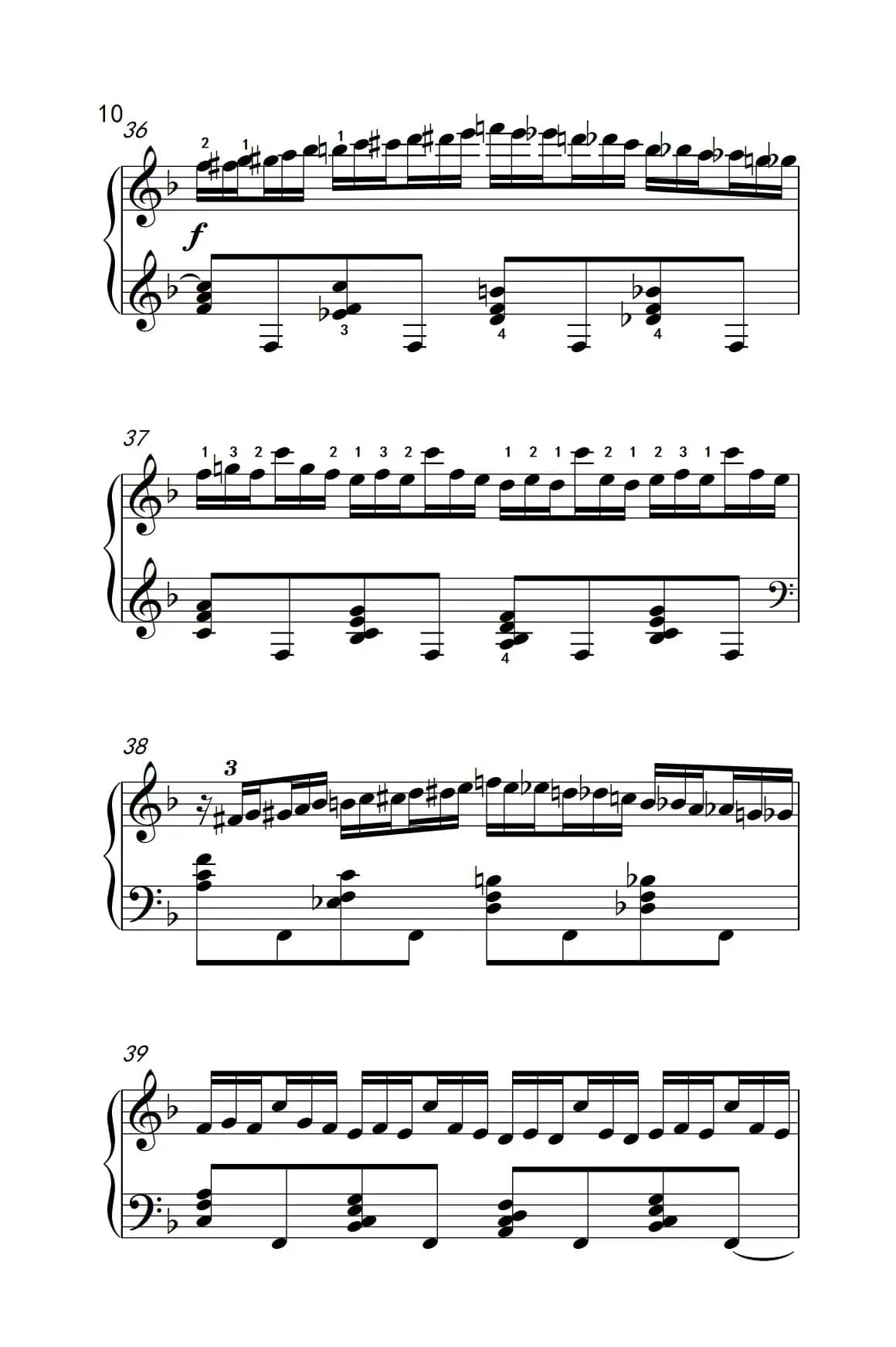 第八级3.练习曲 No.6 （中央音乐学院 钢琴（业余）考级教程 7-9级）