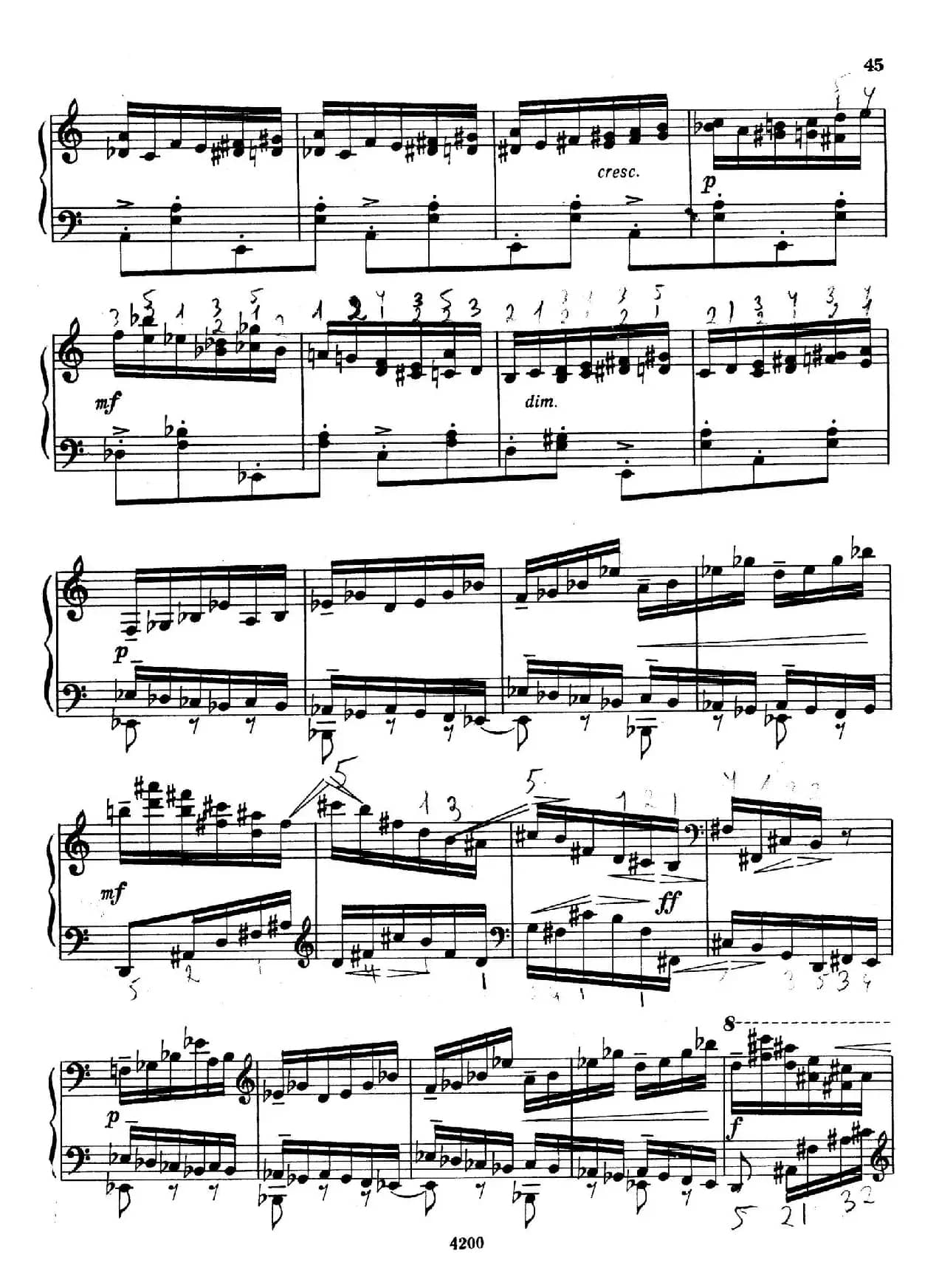Prokofiev - Ten Pieces Op.12（普罗科菲耶夫-10首小品·10）