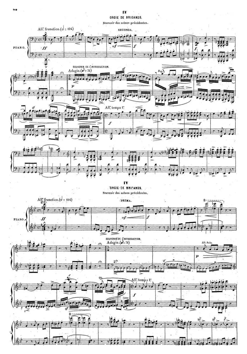 Harold en Italie Op.16 - 4 Hands（哈罗尔德在意大利·四手联弹）（P31——40）