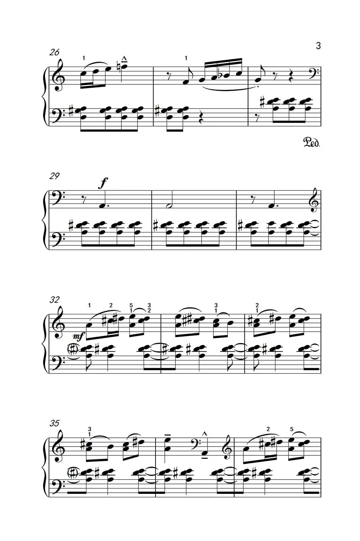 固定低音（巴托克 小宇宙 钢琴教程 6）