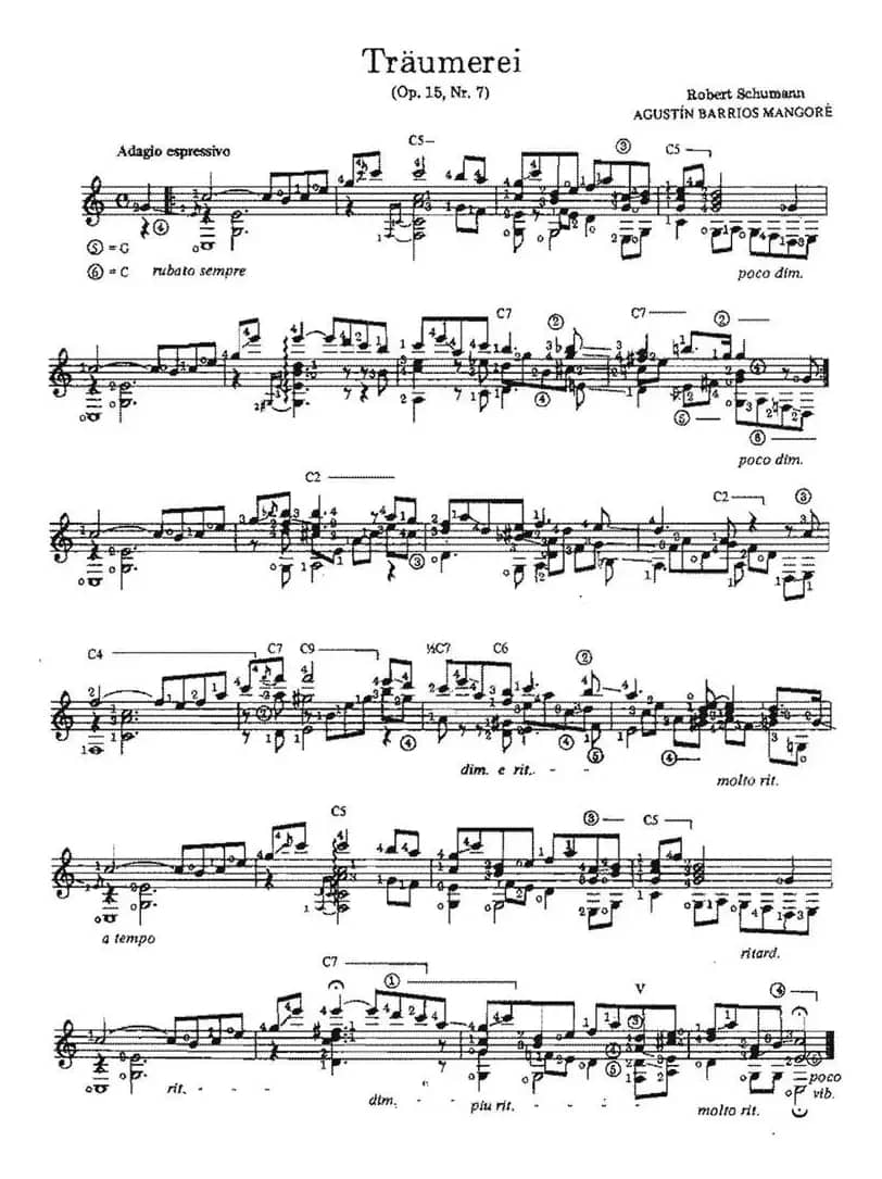 Traumerei（古典吉他）