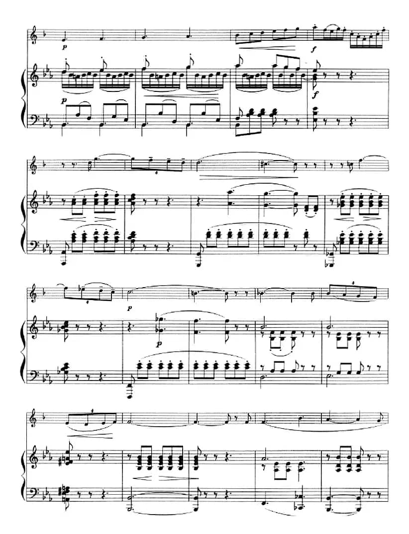 音乐会回旋曲（小号+钢琴伴奏）