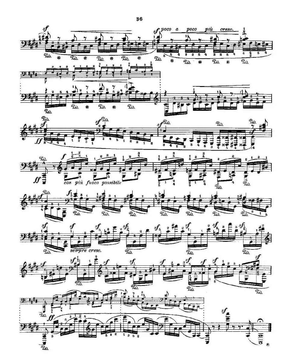 肖邦《练习曲》Fr.Chopin Op.10 No4