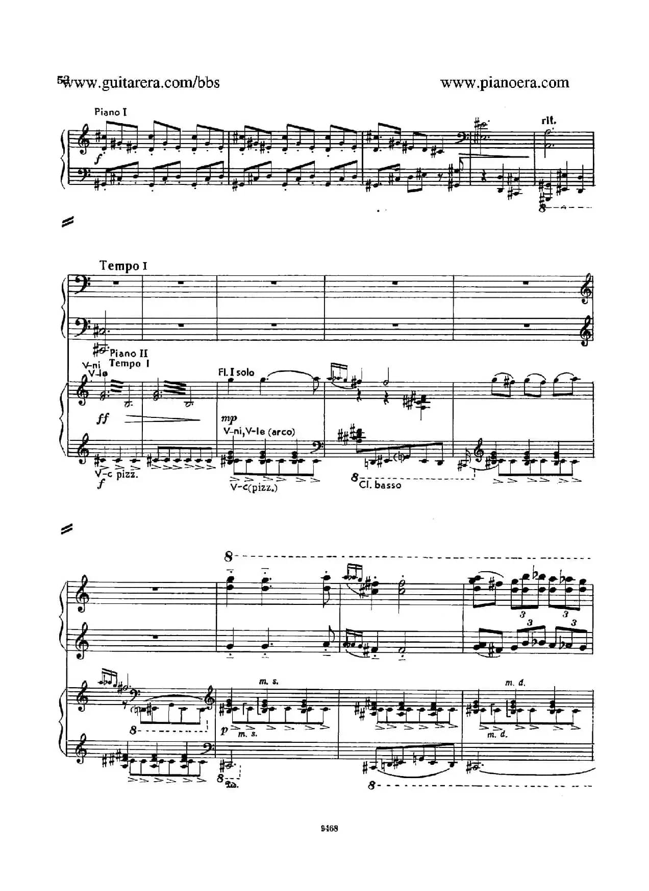 Piano Concerto in D-flat Major Op.37（降D大调钢琴协奏曲·Ⅱ·双钢琴）