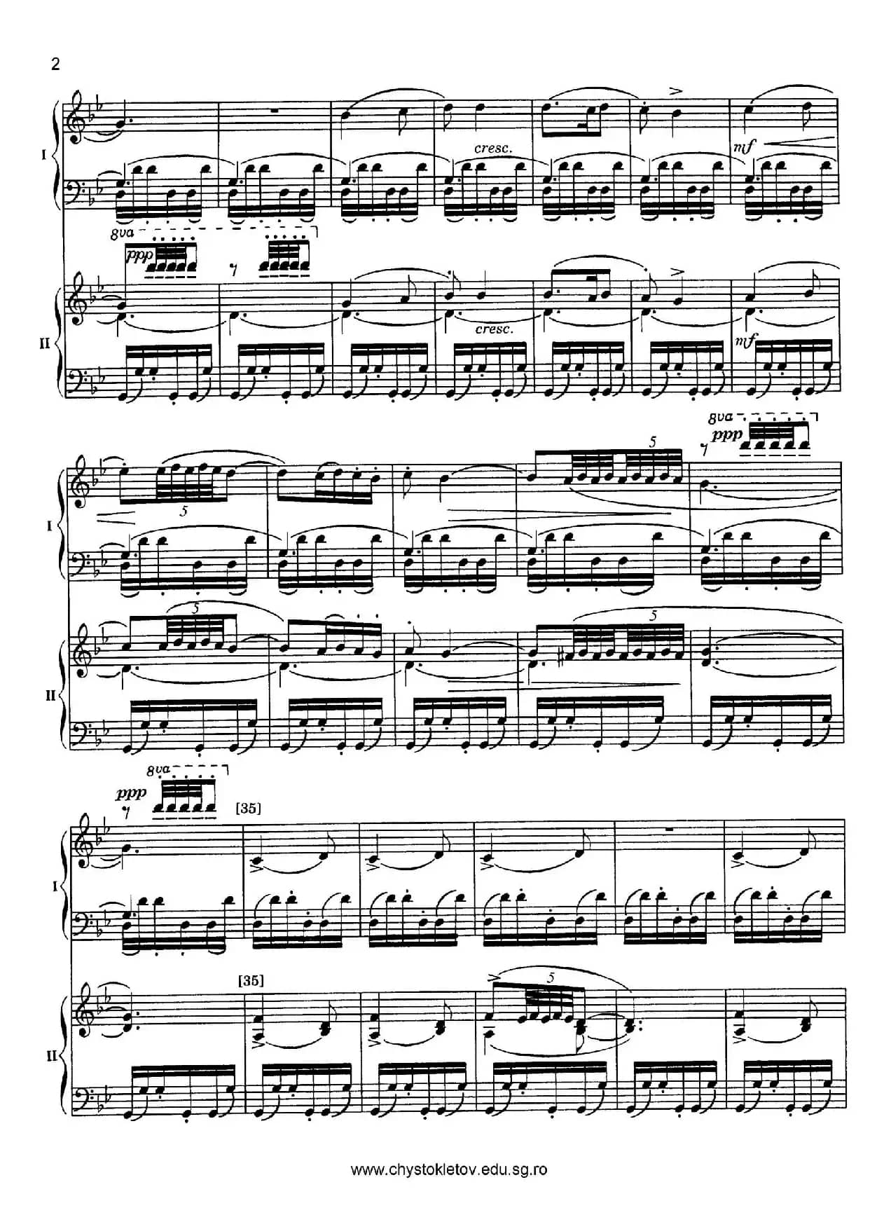 Nutcracker Op.71 芭蕾舞剧《胡桃夹子》(改编双钢琴版·第四部分)