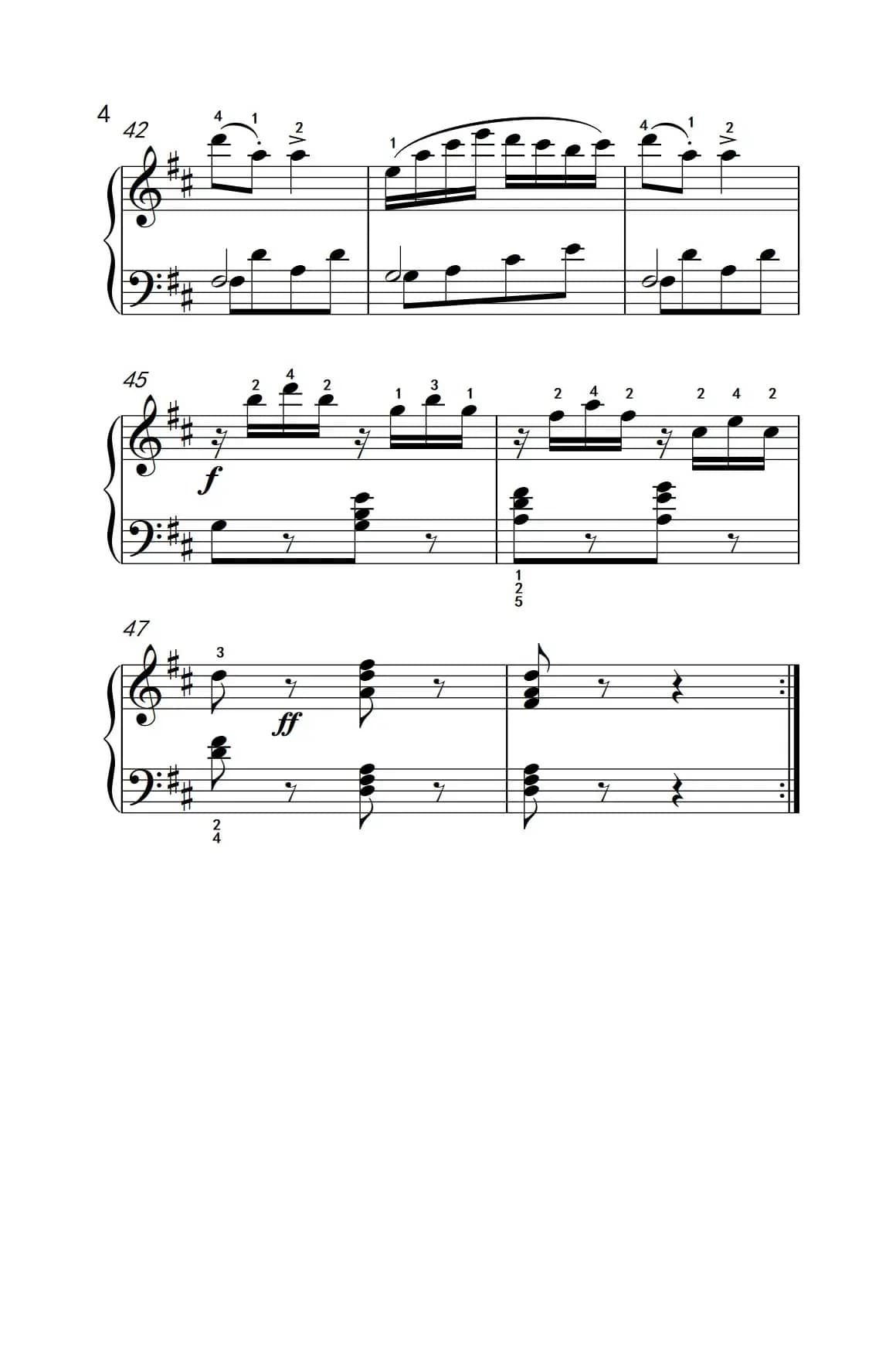 第三级 1.愉快的旅行（中央音乐学院 钢琴（业余）考级教程 1-3级）