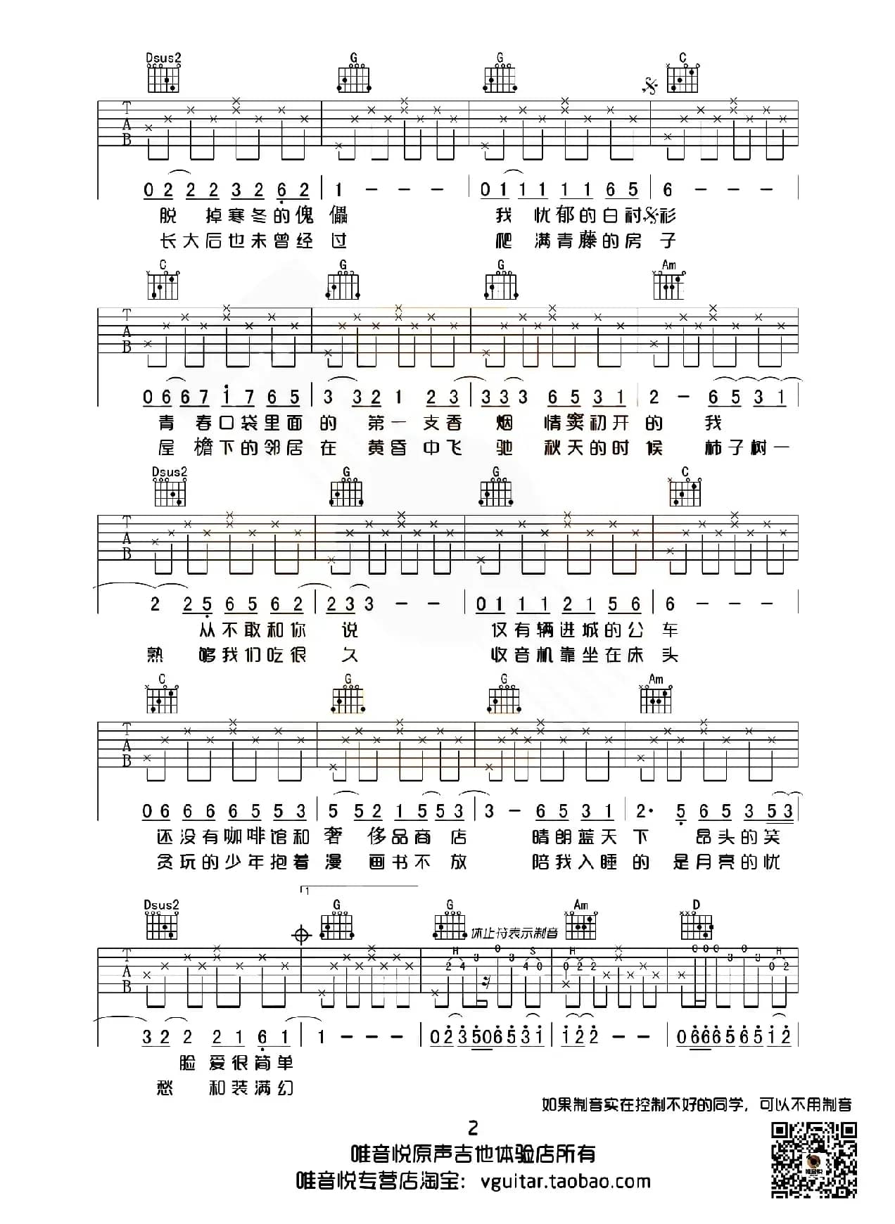 少年锦时（唯音悦制谱版）