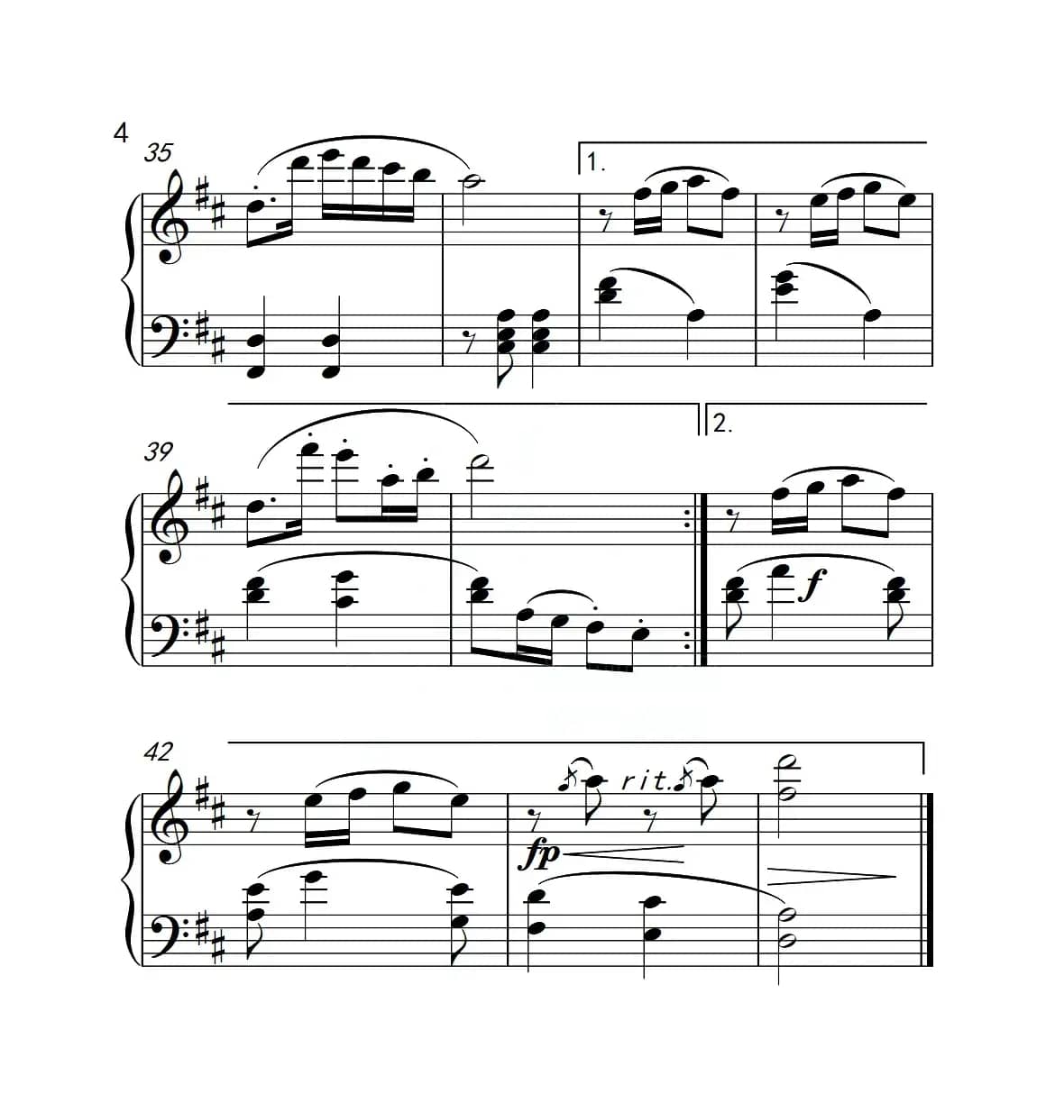 第三级A组 不倒翁在笑（中国音乐学院钢琴考级作品1~6级）