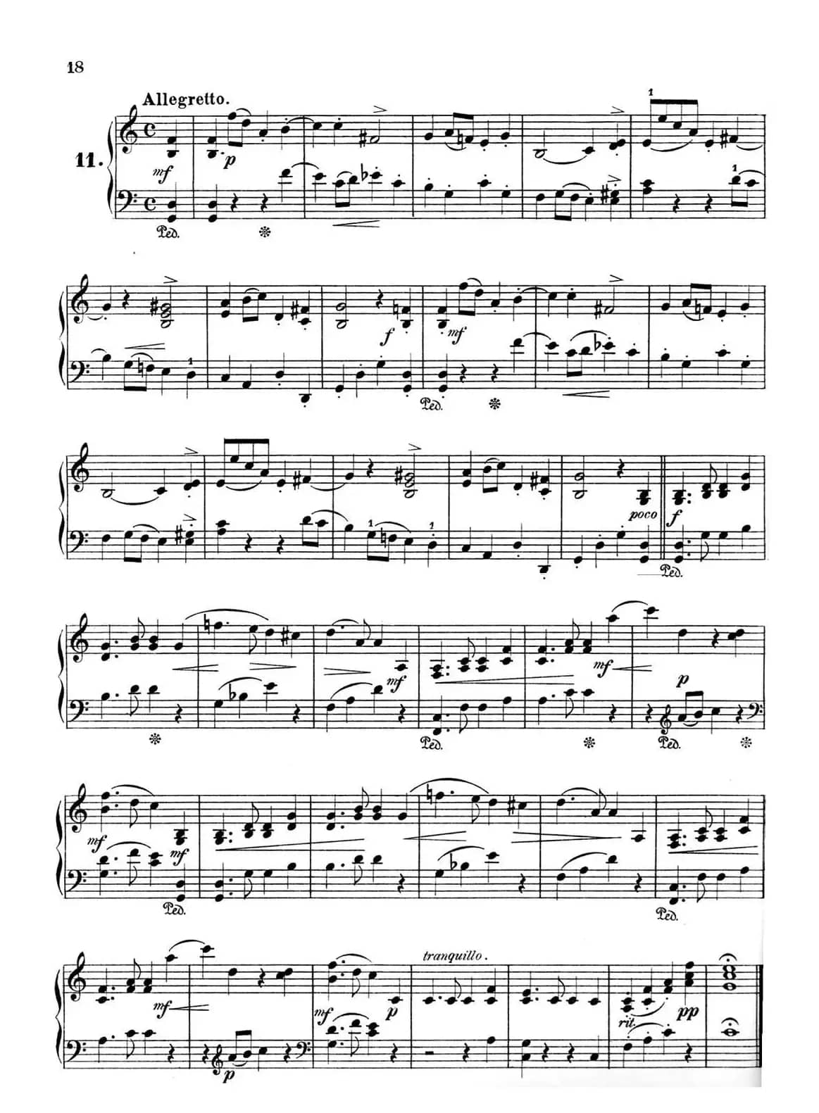 36 Etudes Rhythmiques et Melodiques Op.105（36首节奏与旋律练习曲 11—15）