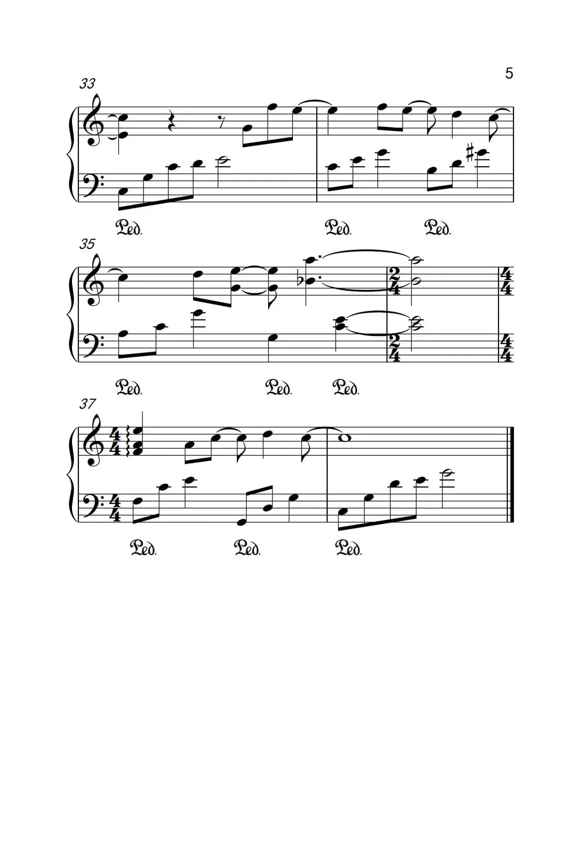 告白气球 （《弹吧音教》制谱版）