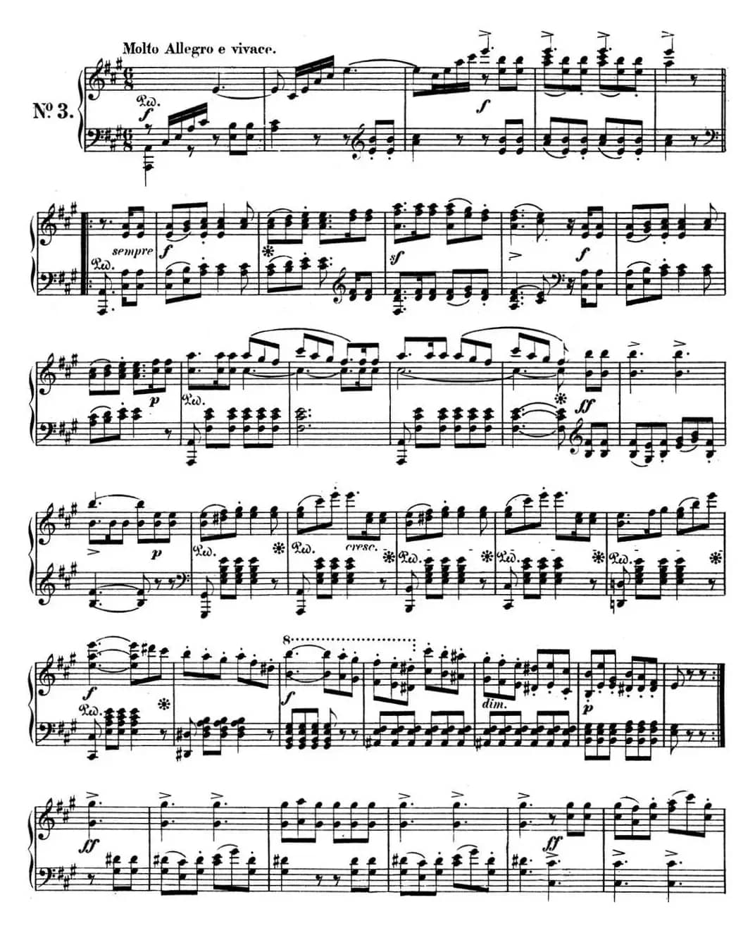 门德尔松无词歌Op.19（NO.3）