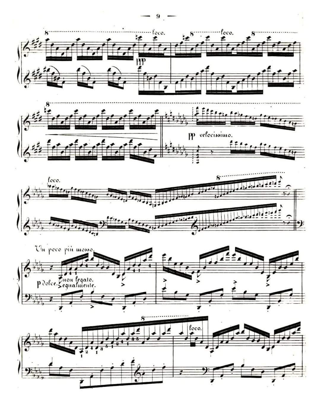 李斯特音乐会练习曲 S144（3 叹息 降D大调 S144 Un sospiro Db major）