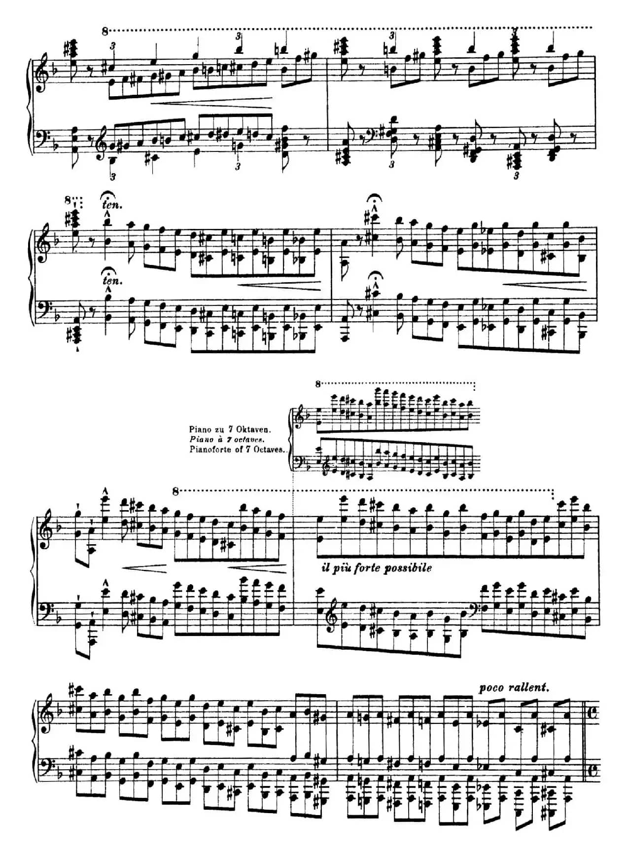 12 Etudes d'execution Transcendante S.139（12首超技练习曲·4）