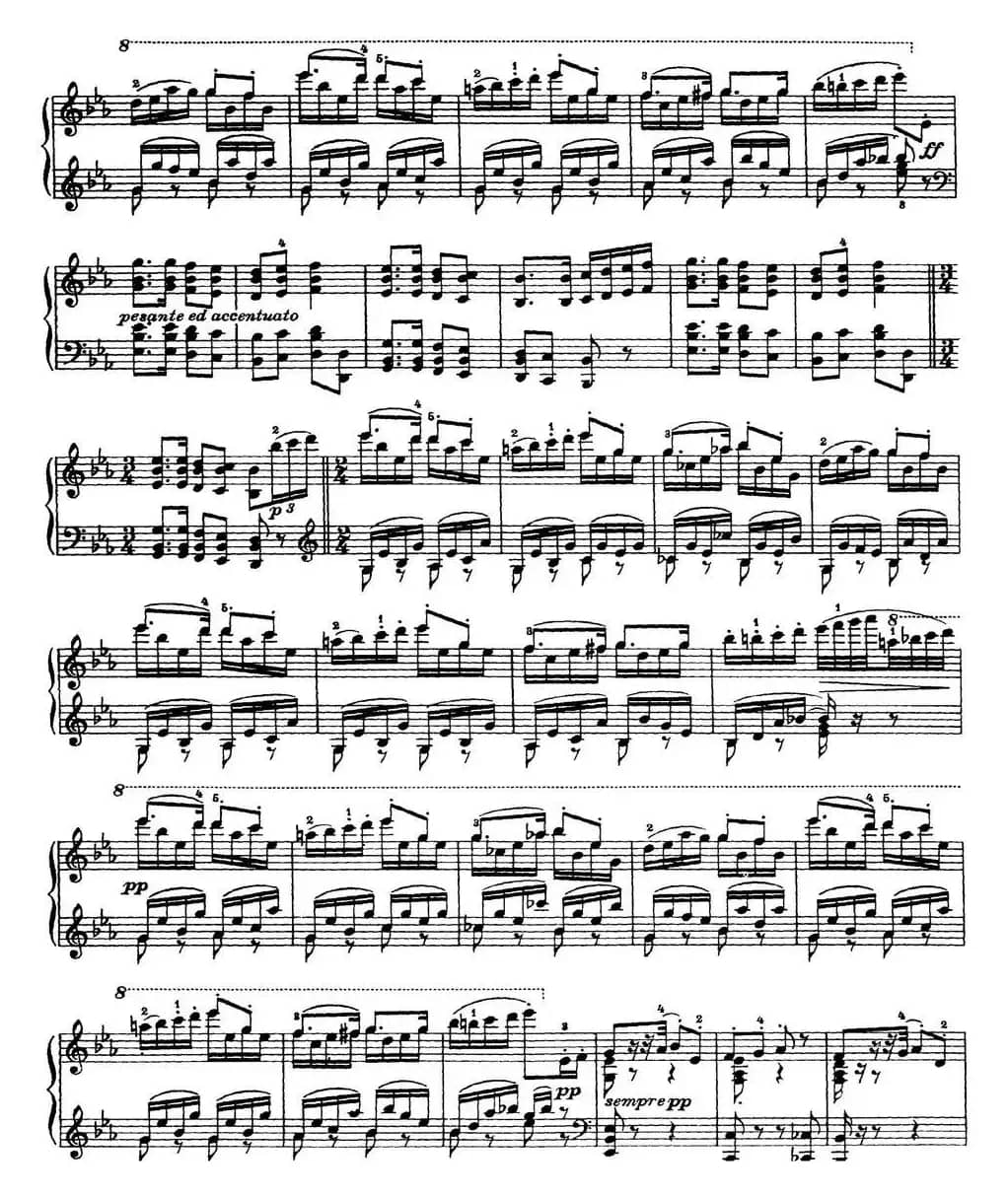 柴可夫斯基18首钢琴小品Op.72（13.Echo rustique）