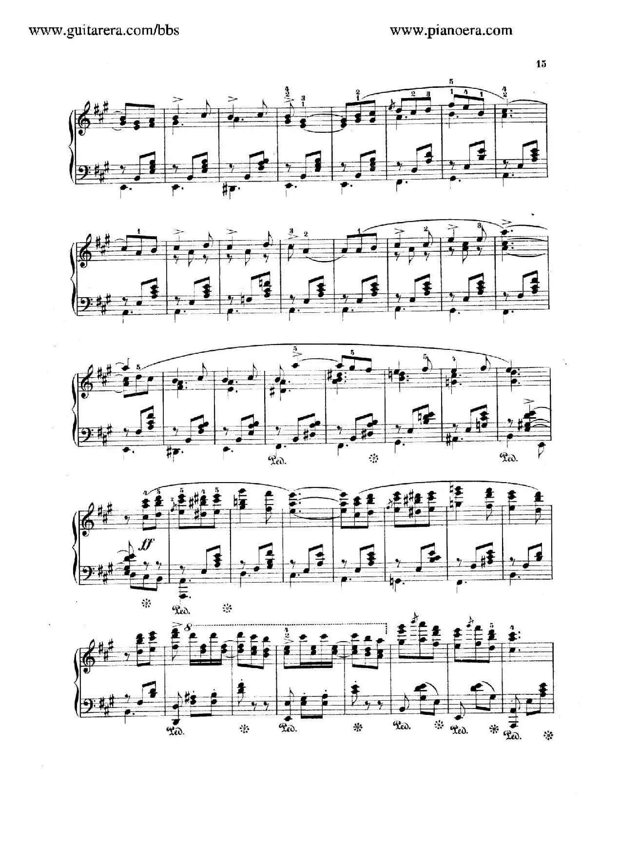 Spanish Dances Op.12(西班牙舞曲·钢琴独奏版)