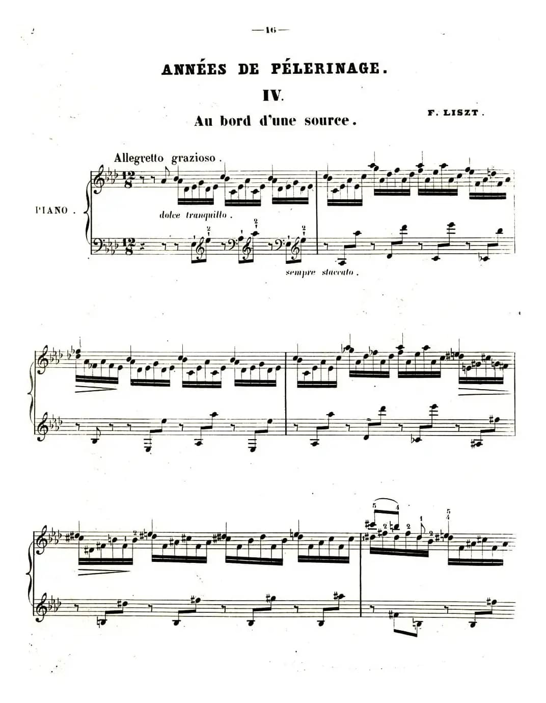 旅行岁月（第一集）瑞士游记（ 4.在泉水边 Au bord d’une Source）