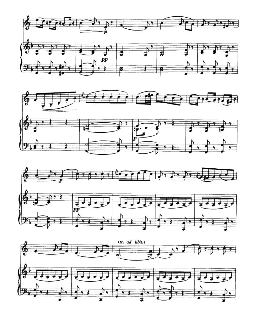 小步舞曲（圆号+钢琴伴奏）