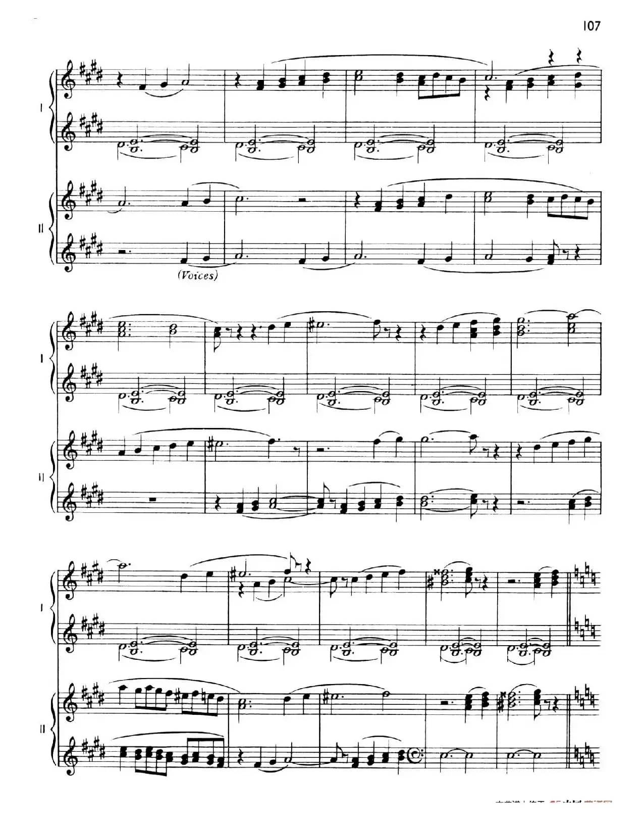 The Planets Op.32（双钢琴）（行星·第七乐章 海王星—神秘主义者）