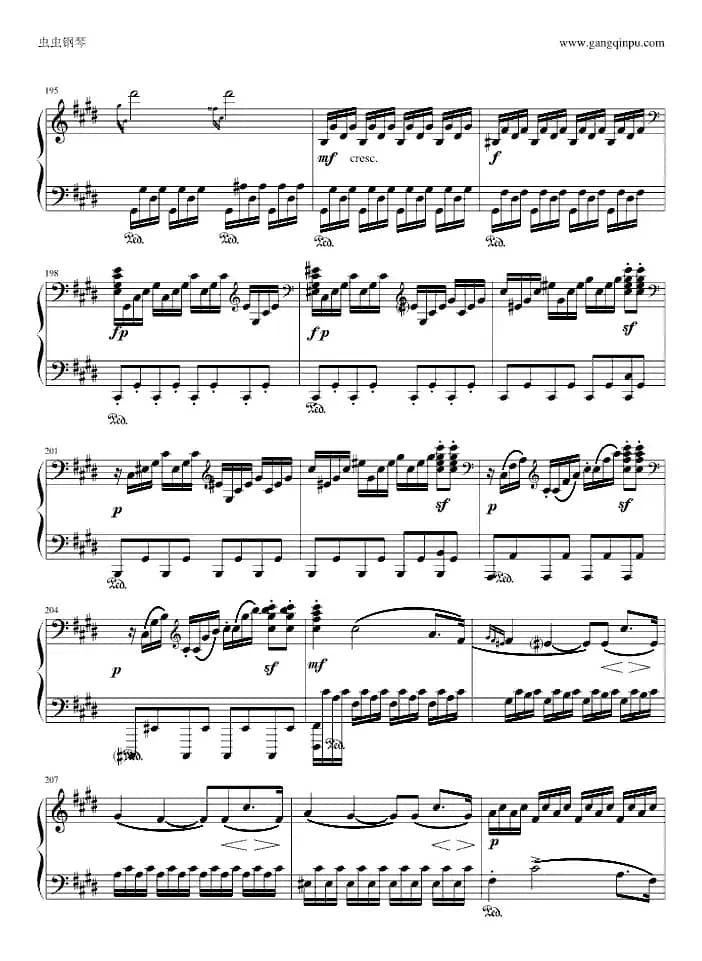 月光奏鸣曲（1，2，3乐章）