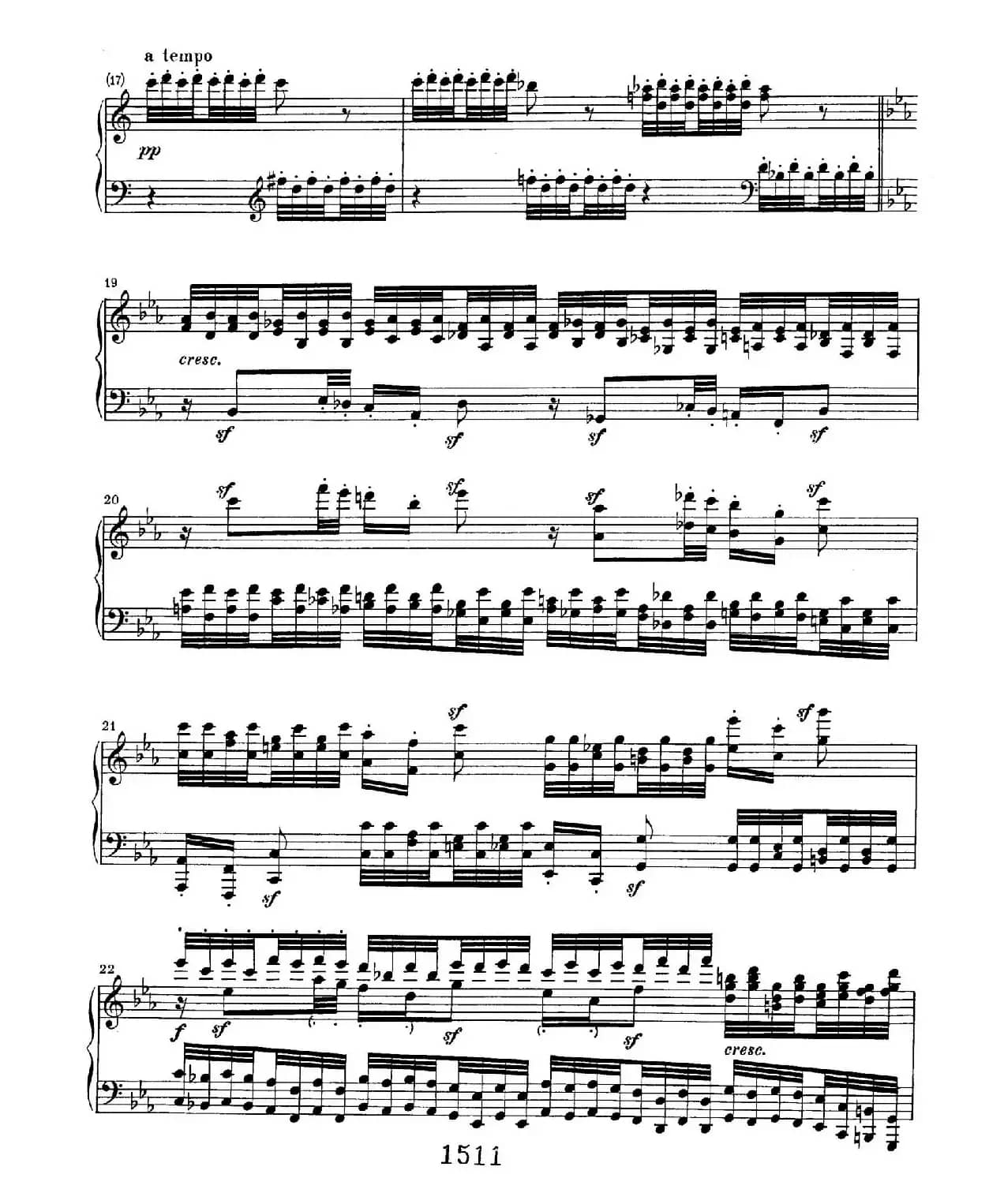 Choral Fantasia in c Minor Op.80（c小调合唱幻想曲·钢琴独奏版）