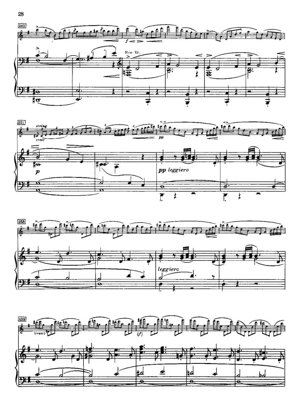 g小调小提琴协奏曲Op.26（III、Finale、小提琴+钢琴伴奏）