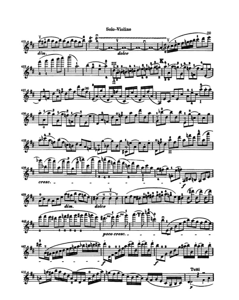 Konzert fur Violine（贝多芬小提琴协奏曲）