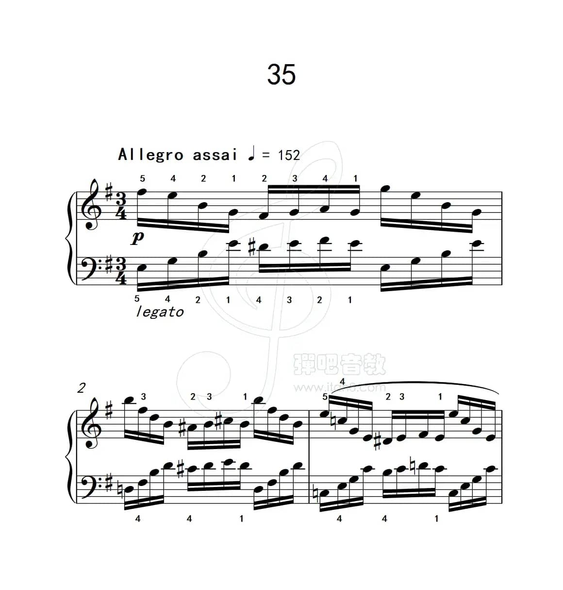 练习曲 35（克拉莫钢琴练习曲60首）