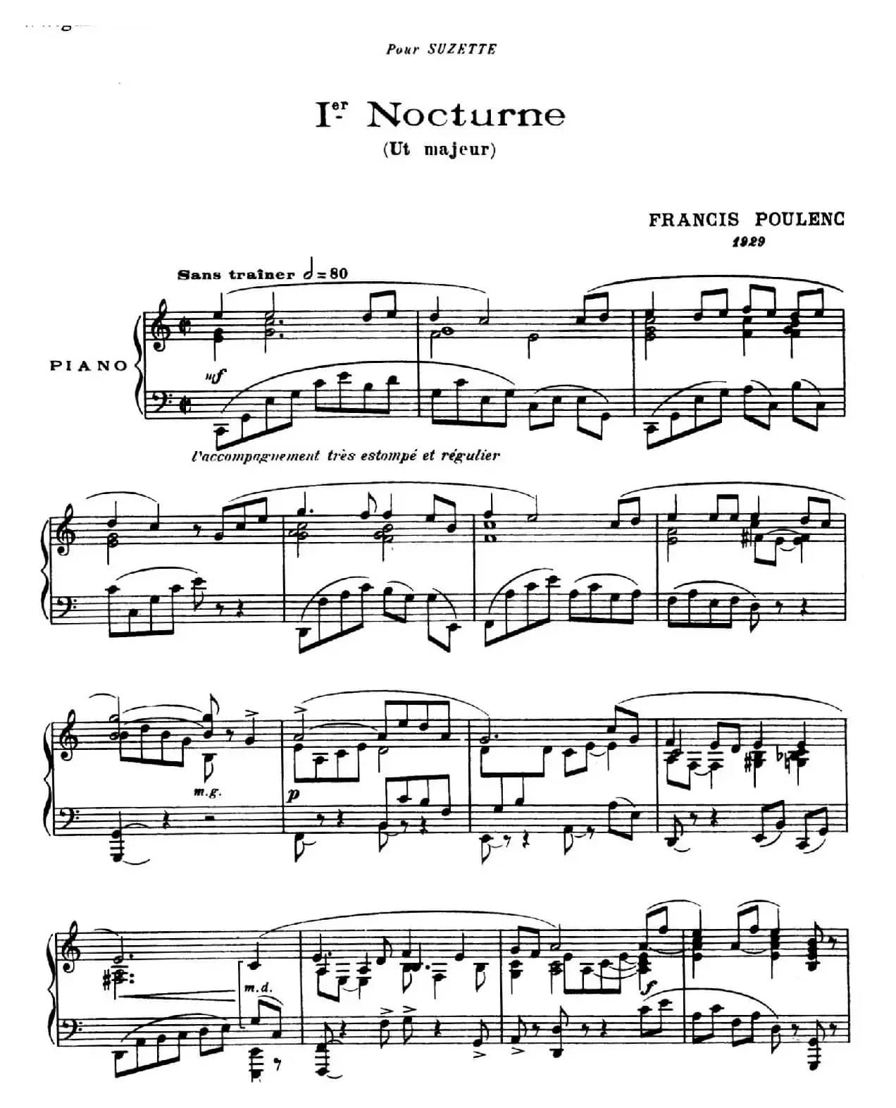 Eight Nocturnes （8首夜曲·Ⅰ）