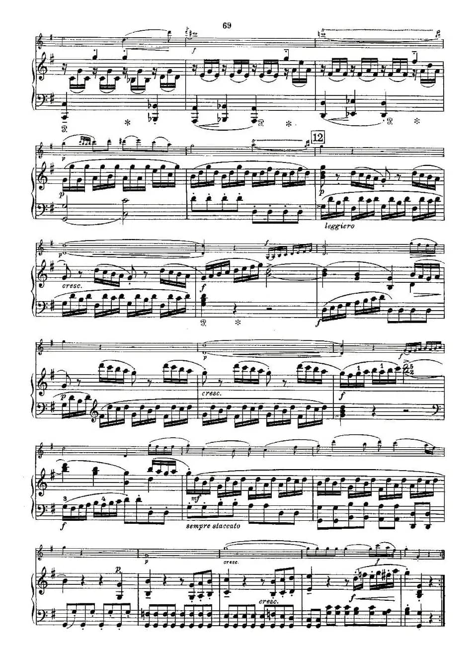 Mozart - Violin Sonata No.6, KV. 301（第六小提琴奏鸣曲）