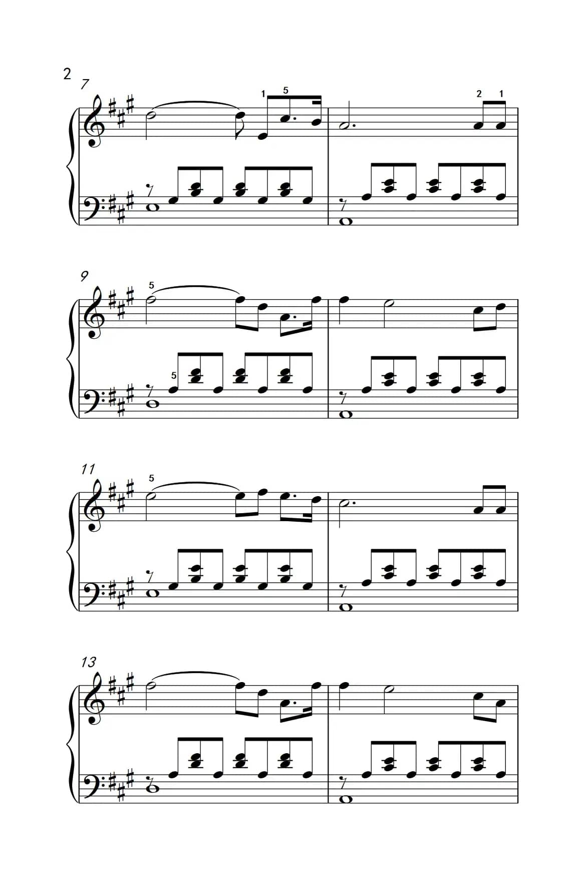 小小少年（《弹吧音教》制谱）