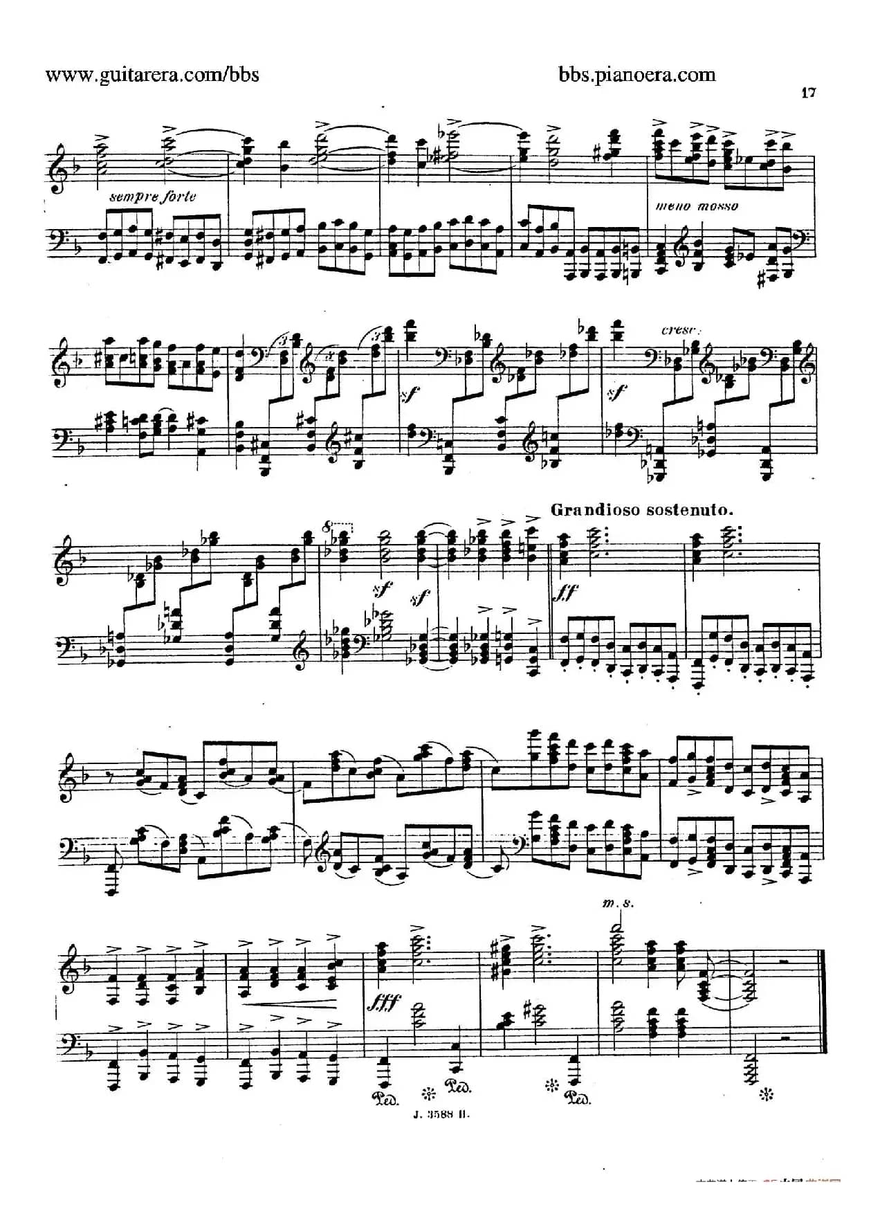 Theme with Variations and Fugue in F Major Op.14 （F大调主题变奏与赋格）