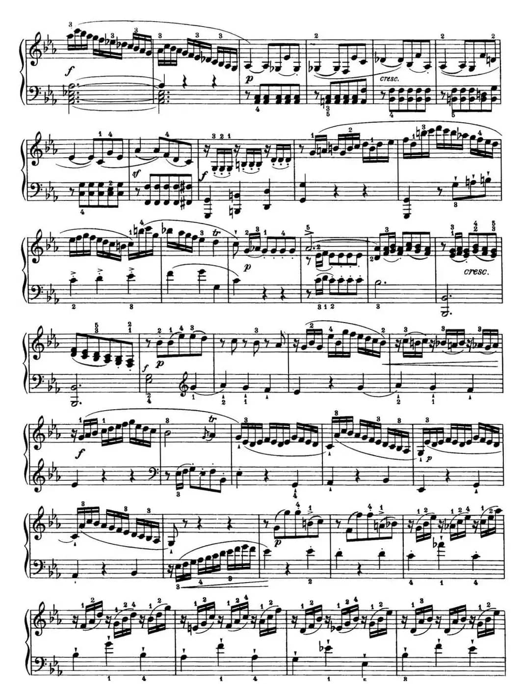 海顿 钢琴奏鸣曲 Hob XVI 45 Divertimento Eb major