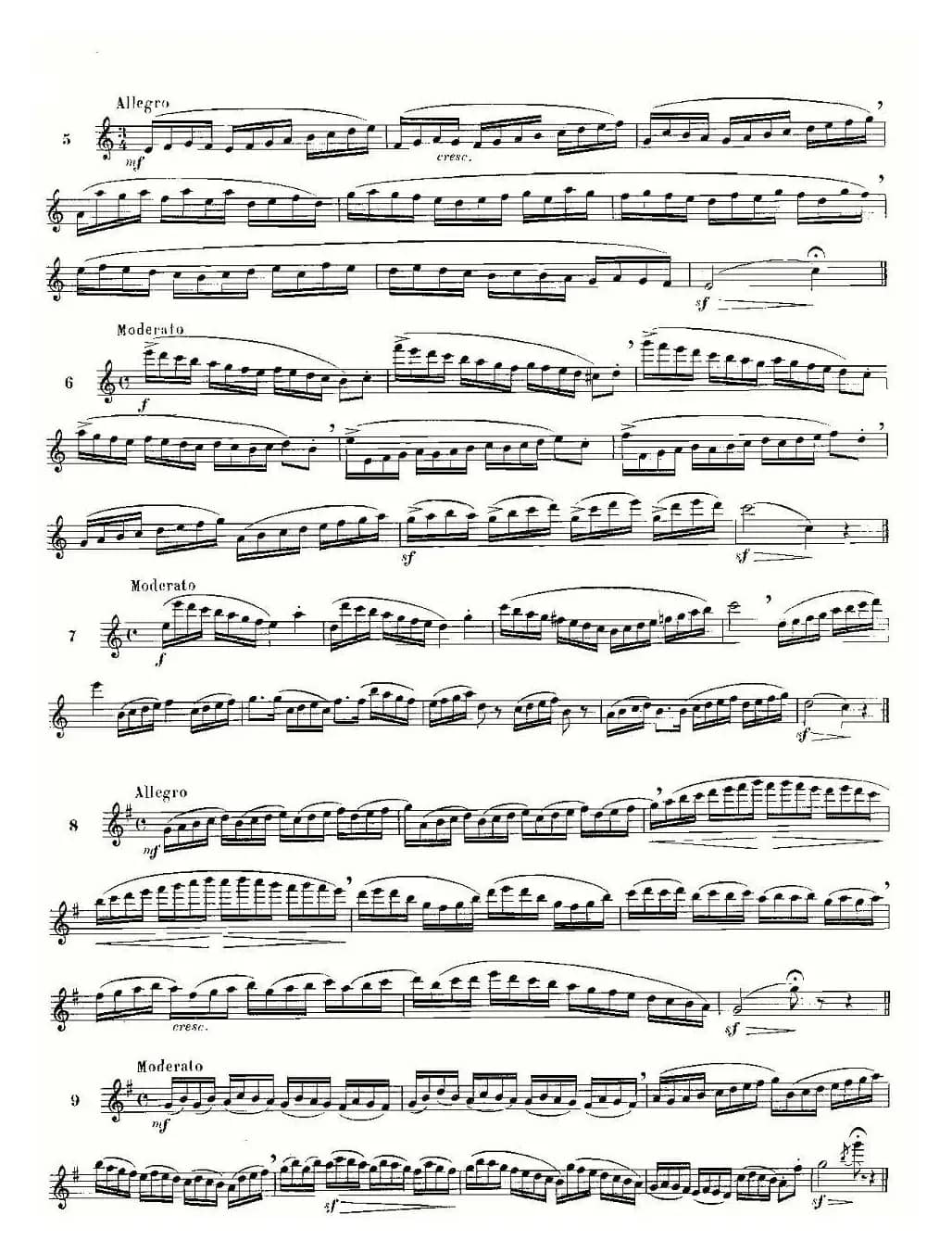 moyse - 100首练习曲之1—14