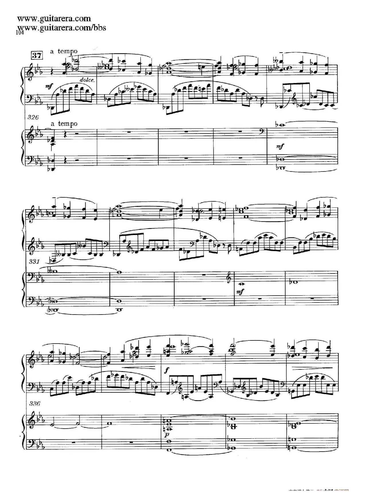 c小调第二钢琴协奏曲 Op.18(双钢琴·第三乐章)