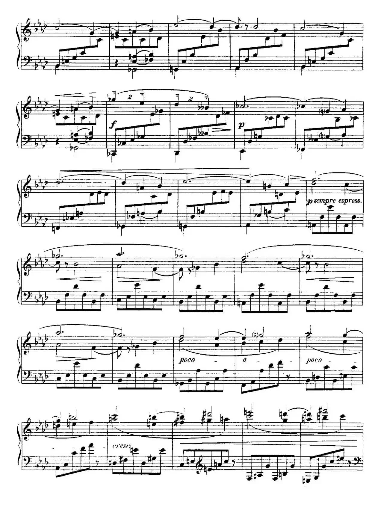 4 Valses Caprice（4首随想圆舞曲）（Op.62 No. 4 in A-flat）