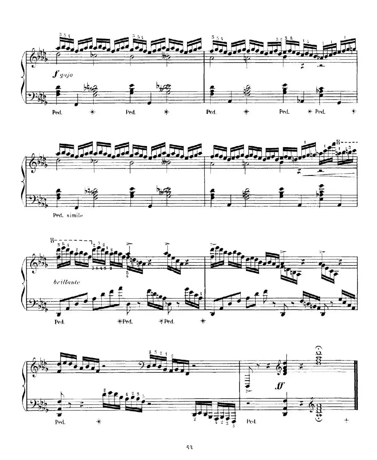 15 Etudes de Vortuosite Op.72（15首辉煌练习曲·12）