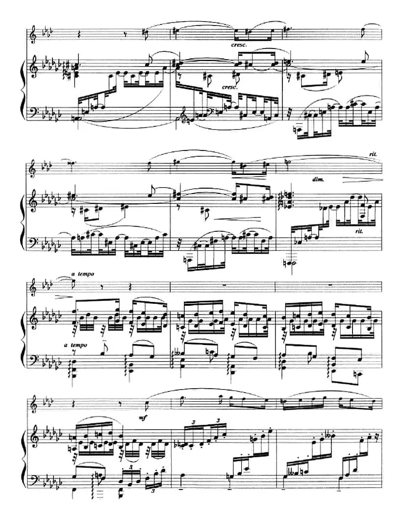 协奏曲（小号+钢琴伴奏）